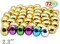 67Pcs 2.3" Shiny Golden Easter Eggs with 5Pcs Metallic Eggs for Filling